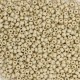 Miyuki rocailles Perlen 15/0 - Opaque glazed frosted moth wing beige 15-4691